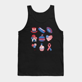 Vintage 4th Of July Happy Independence Day Tank Top